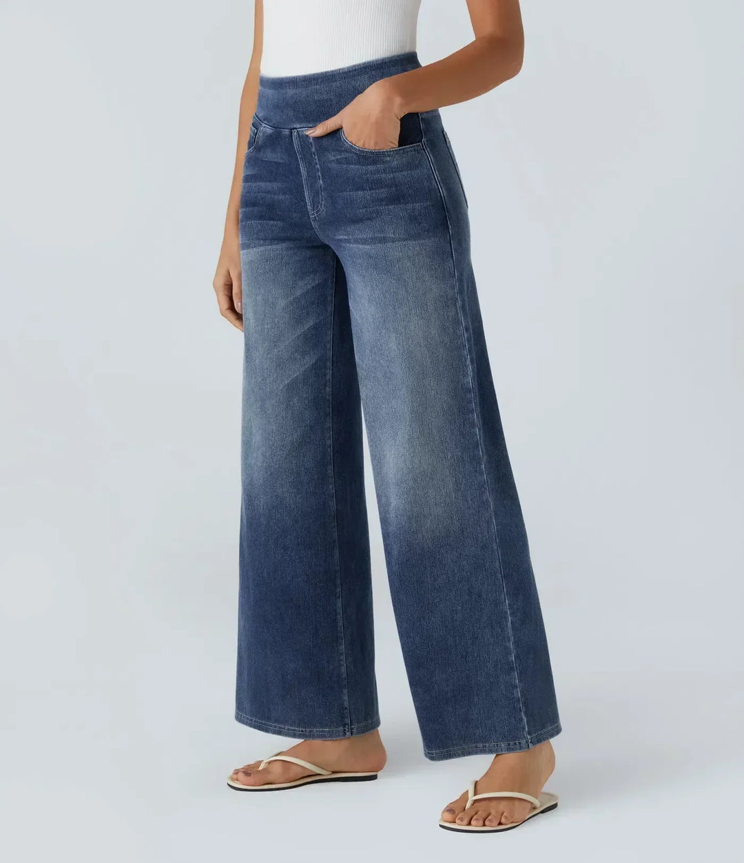 Eva | Comfortable &amp; Stretch High-Waist Trousers