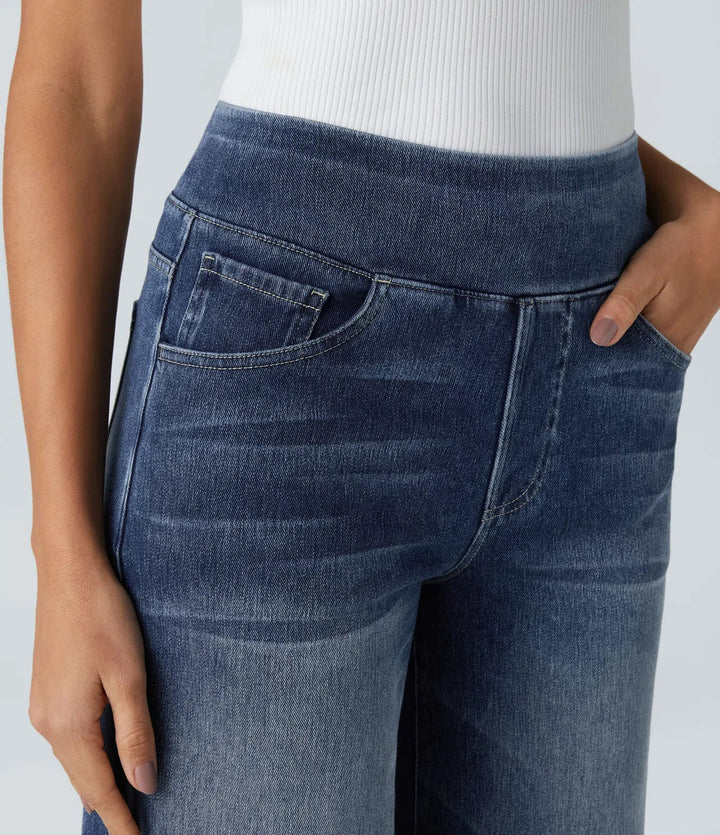 Eva | Comfortable &amp; Stretch High-Waist Trousers