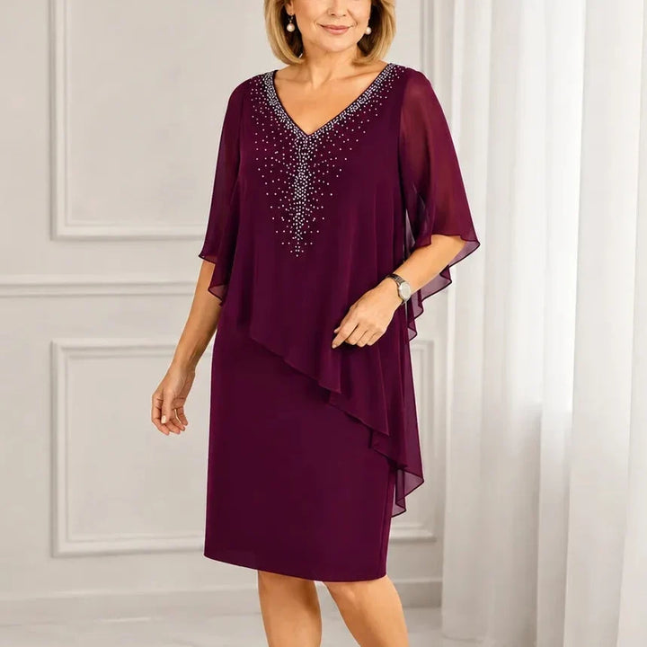 Katie | Elegant Draped Dress