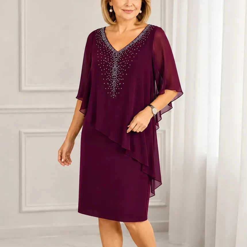 Katie | Elegant Draped Dress