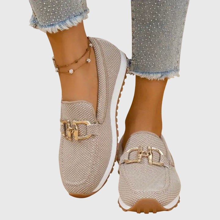 Taylor | Metallic Detail Slip On Loafers