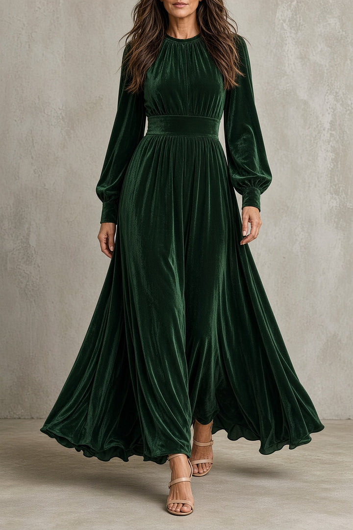 Elena Velvet Maxi Dress