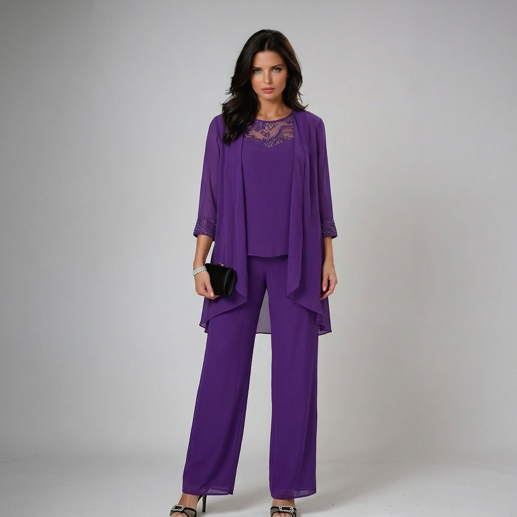 Jenna | Elegant Beaded Three-Piece Set