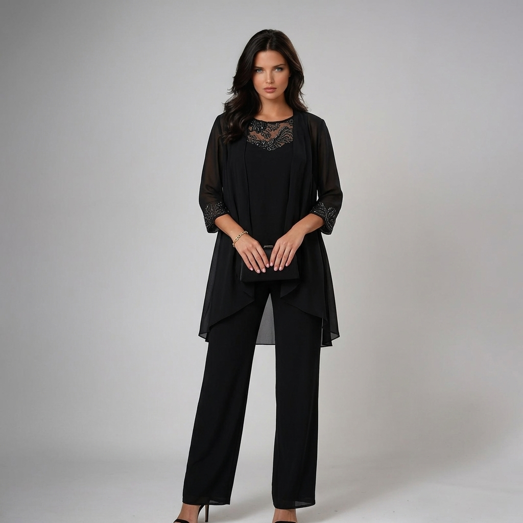 Jenna | Elegant Beaded Three-Piece Set