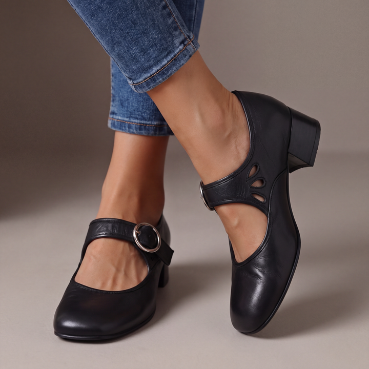 Adam | Block Heel Mary Jane Shoes