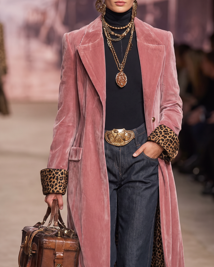 Faith | Leopard Print Long Coat