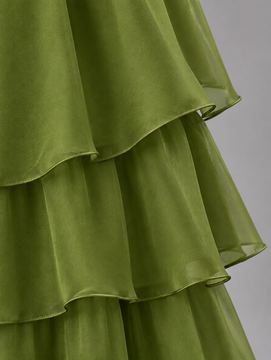 Cambria | Layered Ruffle Maxi Dress