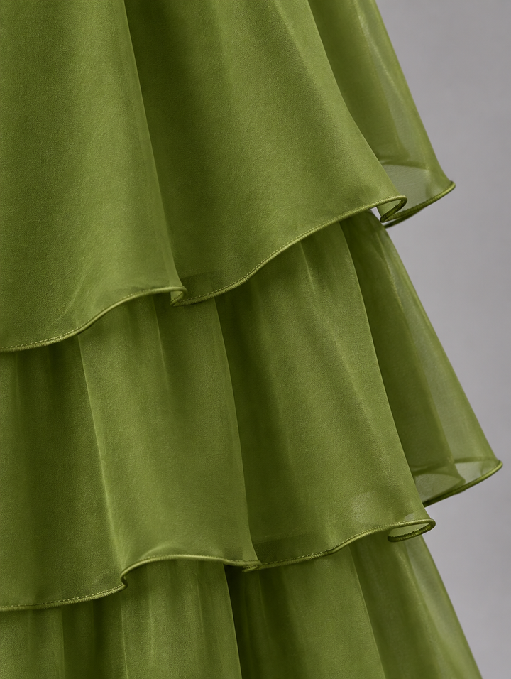 Cambria | Layered Ruffle Maxi Dress