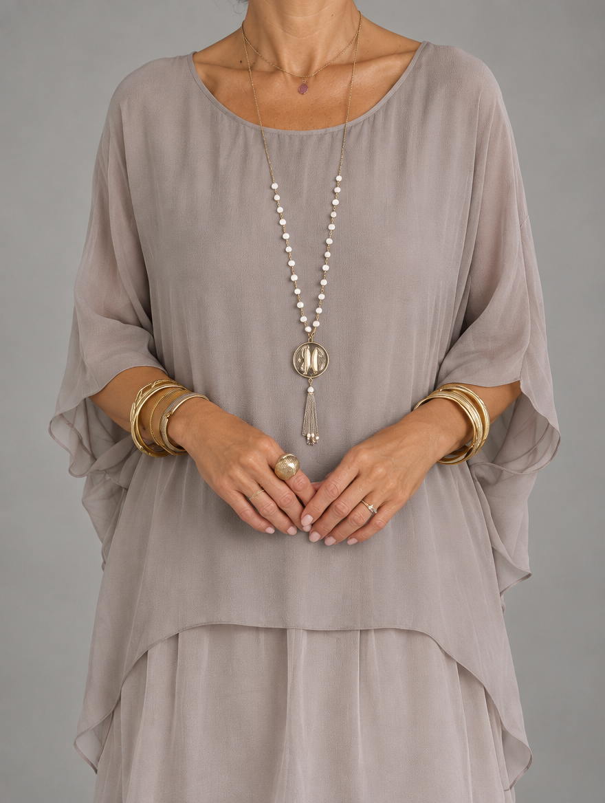 Cambria | Layered Ruffle Maxi Dress