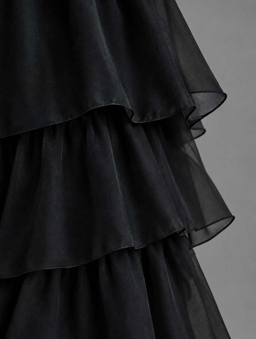 Cambria | Layered Ruffle Maxi Dress
