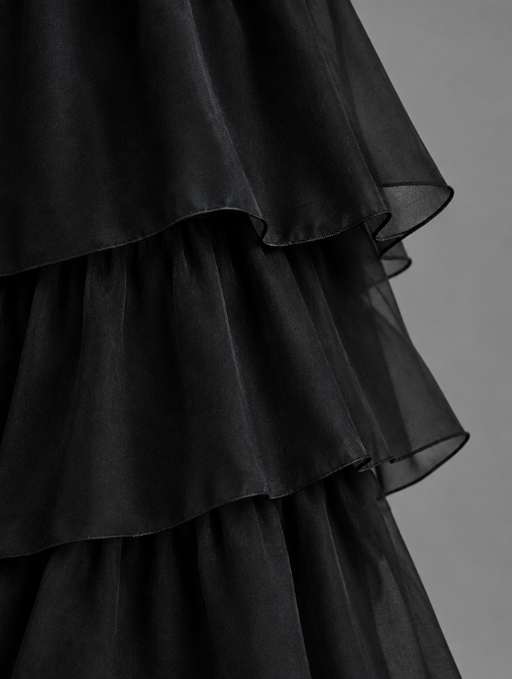 Cambria | Layered Ruffle Maxi Dress