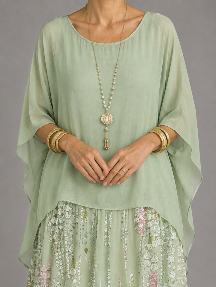 Cambria | Layered Ruffle Maxi Dress
