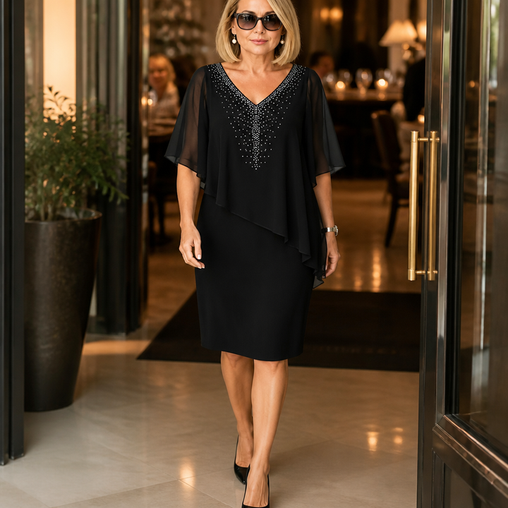 Katie | Elegant Draped Dress