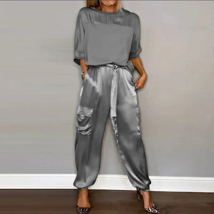 Eden | Two Piece Top and Cargo Pants Set