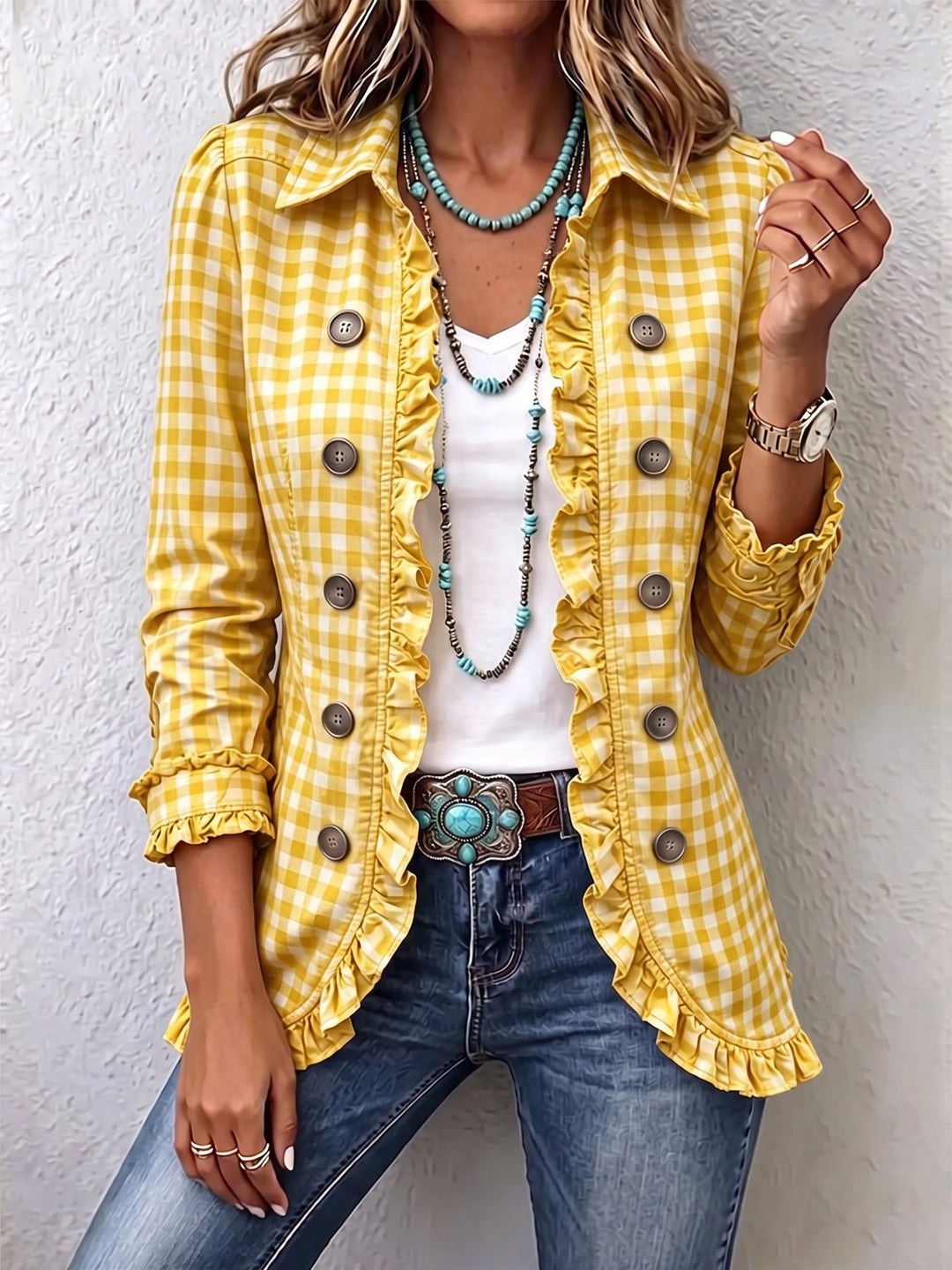 Encarna | Gingham Jacket
