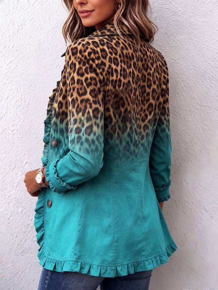 Herminia | Leopard Print Blazer Jacket