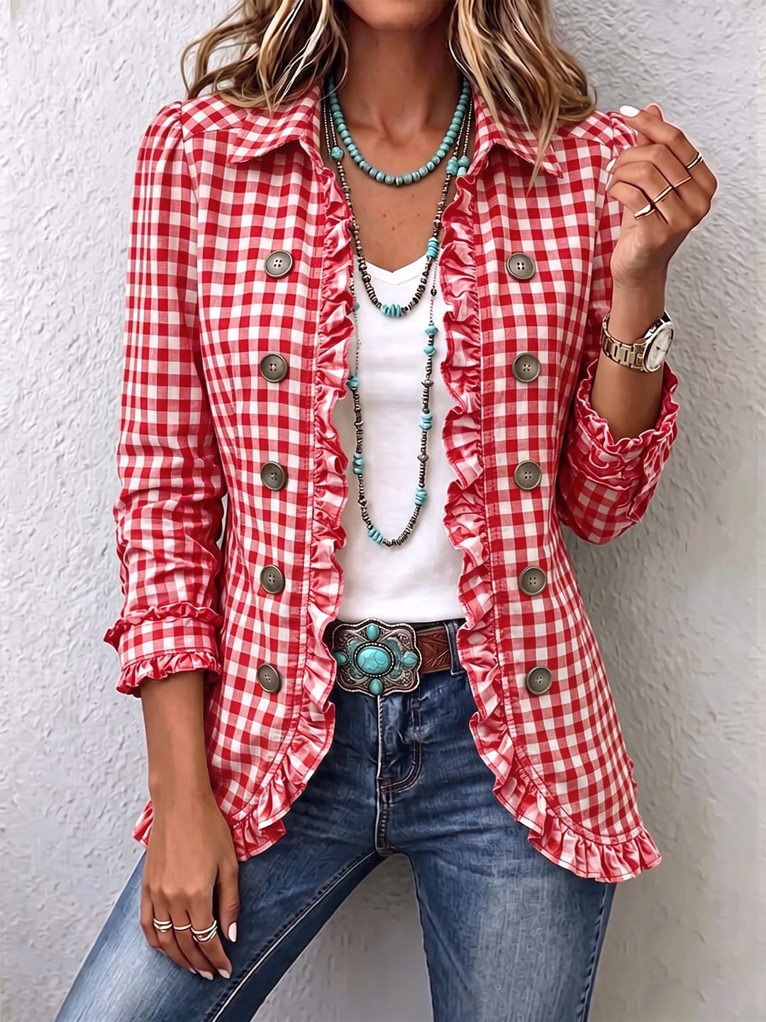 Encarna | Gingham Jacket