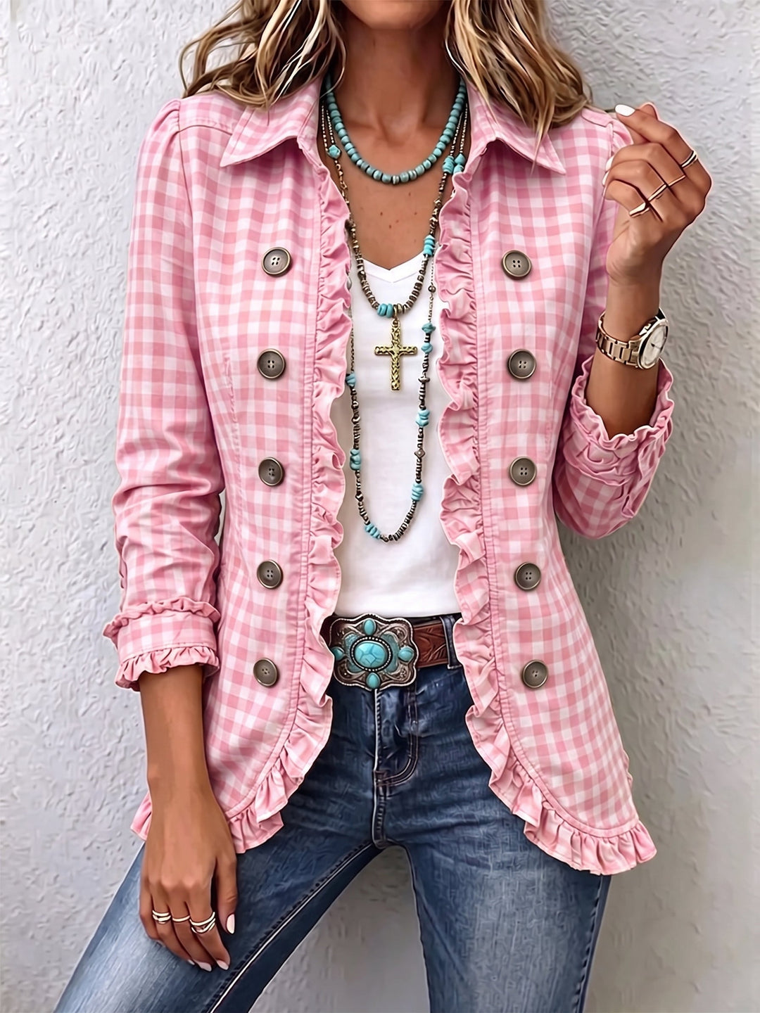 Encarna | Gingham Jacket