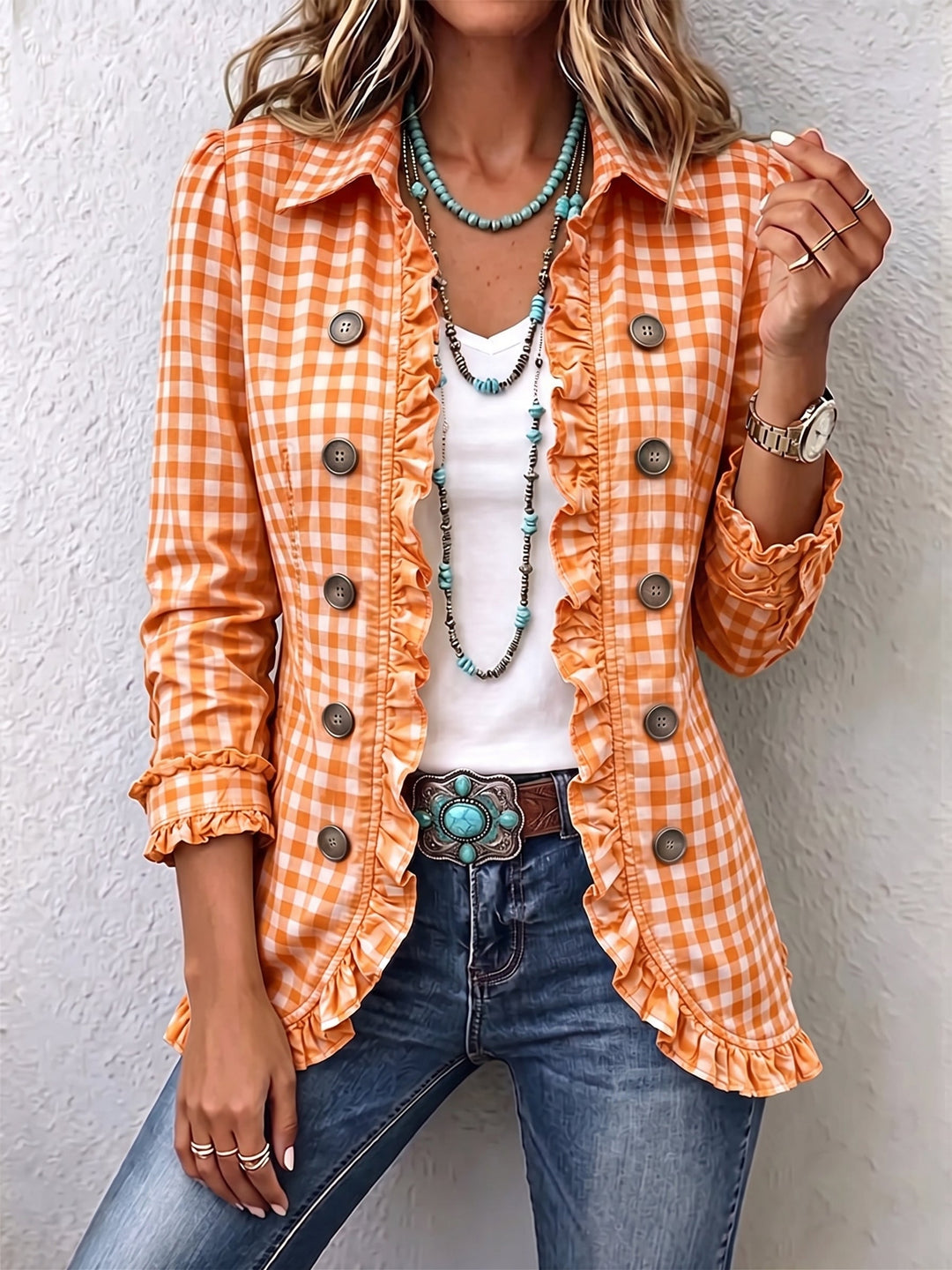 Encarna | Gingham Jacket
