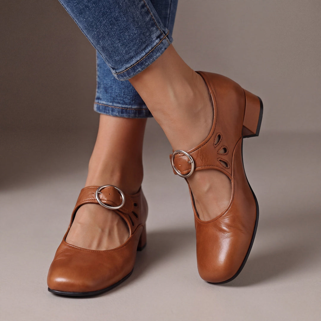 Adam | Block Heel Mary Jane Shoes