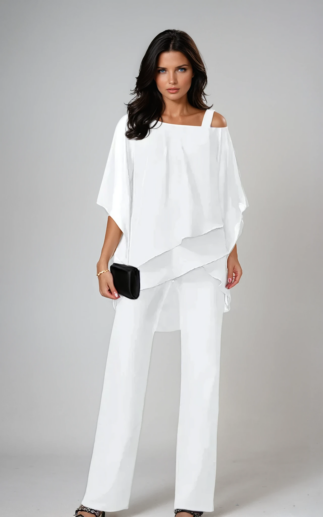 Serenity Asymmetrical Layered Two-Piece Set